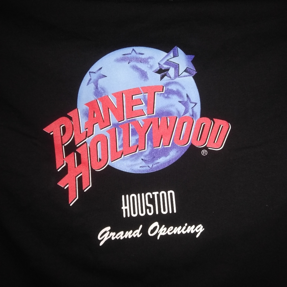 Planet Hollywood Houston, TX grand opening shirt.